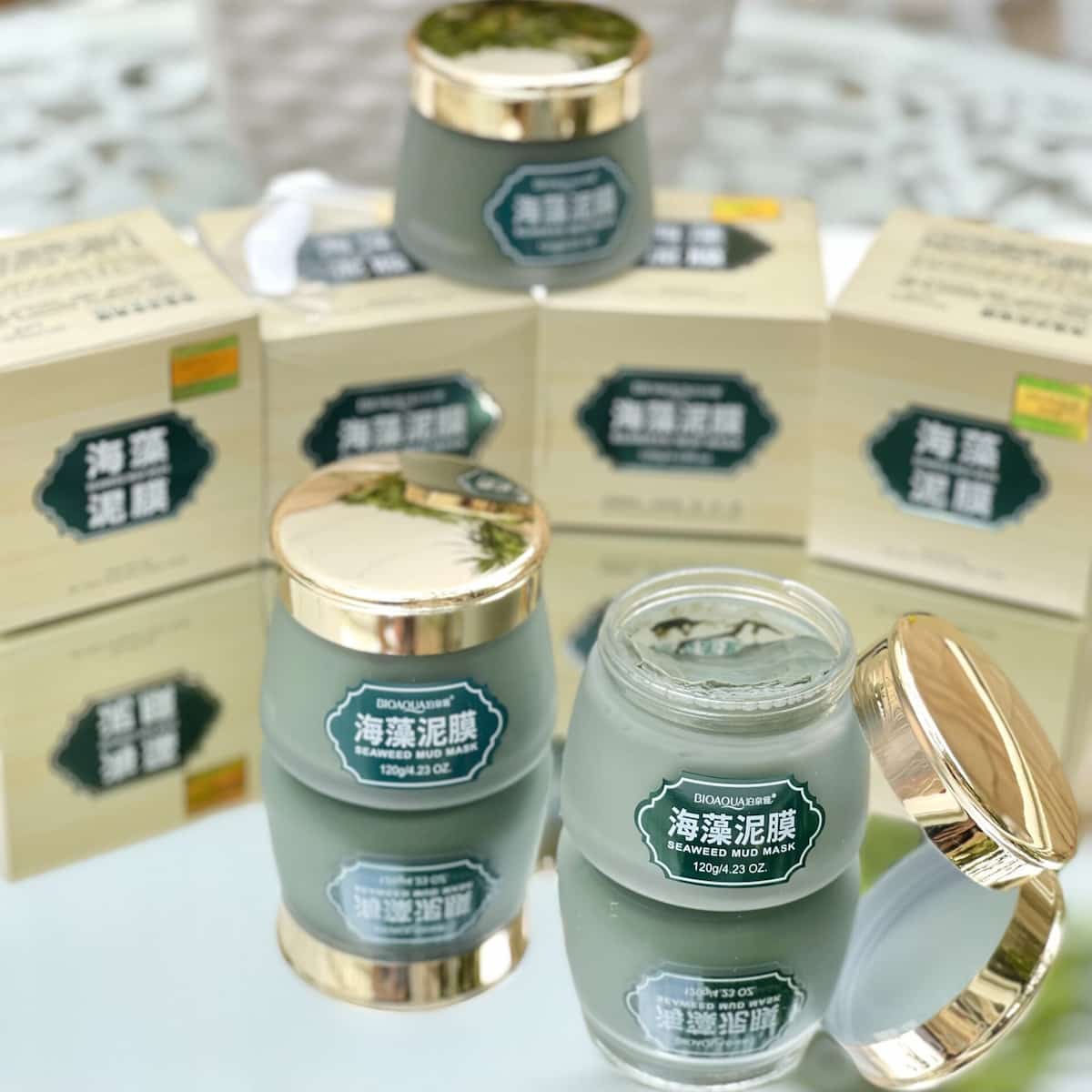 ماسک جلبک صورت؛ ضد جوش آکنه ویتامین سی mask