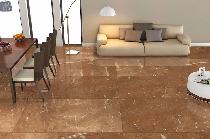 سرامیک تراورتن یزد؛ کرم سفید گردویی مقاوم مناسب لابی هتل