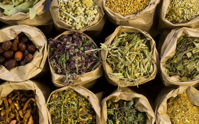 گیاهان دارویی بسته بندی؛ رزماری کاسنی یونجه بسته چوبی پلاستیکی شیشه ای