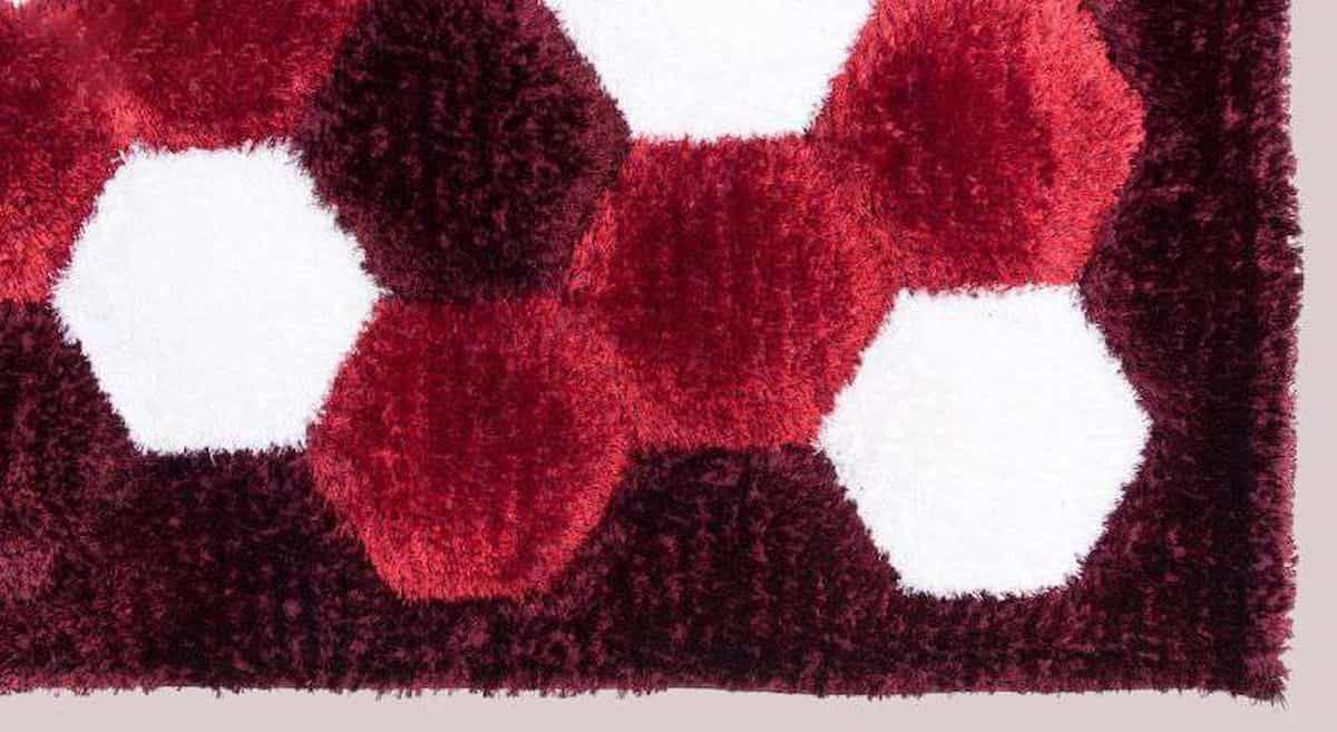 گلیم فرش شگی؛ پرز بلند ضخیم 2 طرح سنتی مدرن