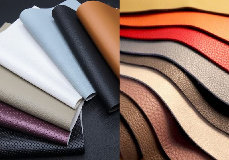 چرم مصنوعی هورس؛ قهوه ای عسلی مشکی مناسب تولید کیف کفش