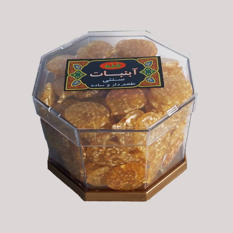 آبنبات شیری کنجدی؛ ساده تافی تقویت معده آنتی اکسیدان (400 1000) گرمی