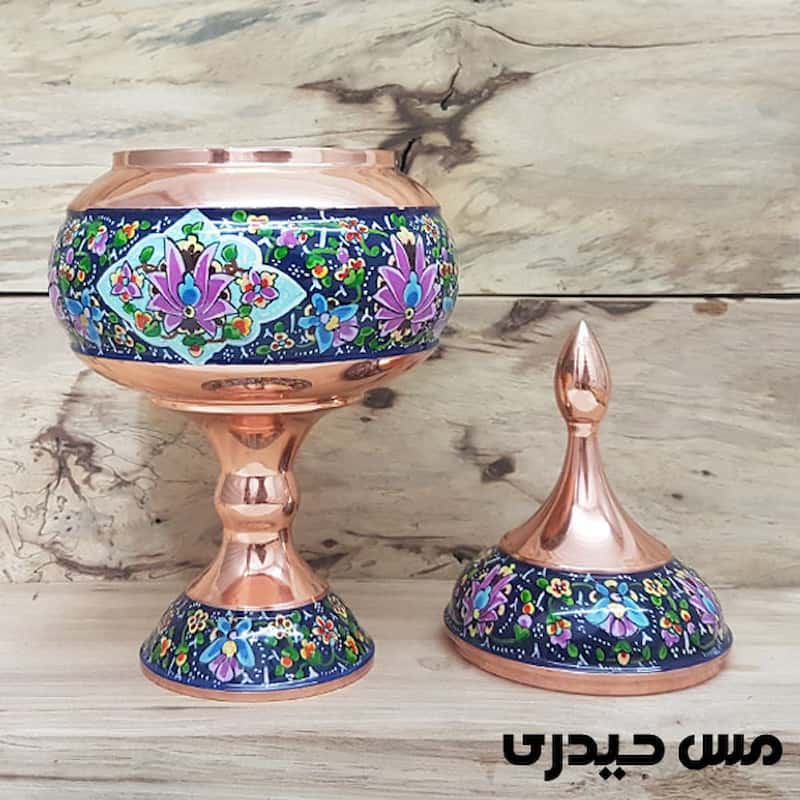 ظروف مسی حیدری؛ قابلمه بشقاب کاسه وزن سبک تولید زنجان