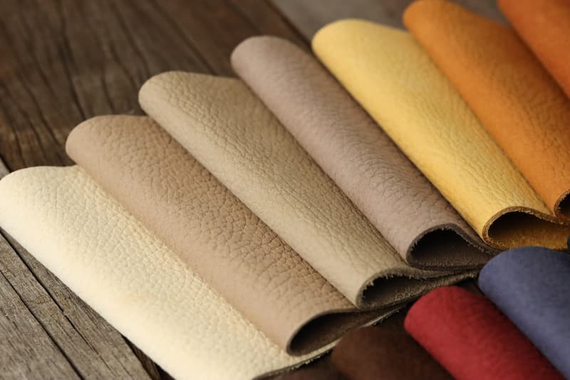 چرم مصنوعی نارنجی؛ ضد آب مقاوم مناسب کمربند کیف کفش leather