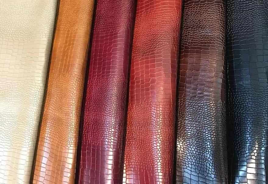 چرم مصنوعی سرمه ای؛ تنوع بالا طرح دار تمیز شدن آسان