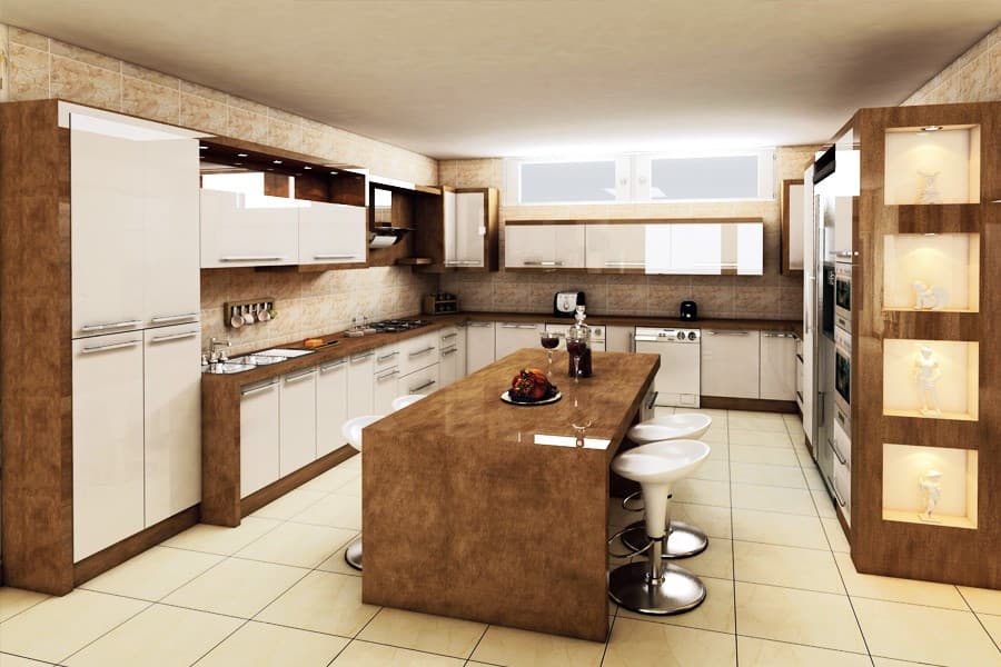 ام دی اف ضد موریانه؛ ضخیم درخشان ضد حریق ضد رطوبت Highglass