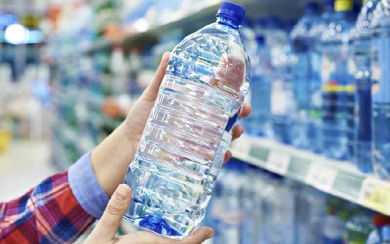 آب مقطر کسری؛ فاقد یون کلر 2 نوع خوراکی صنعتی (1 5 20) لیتر