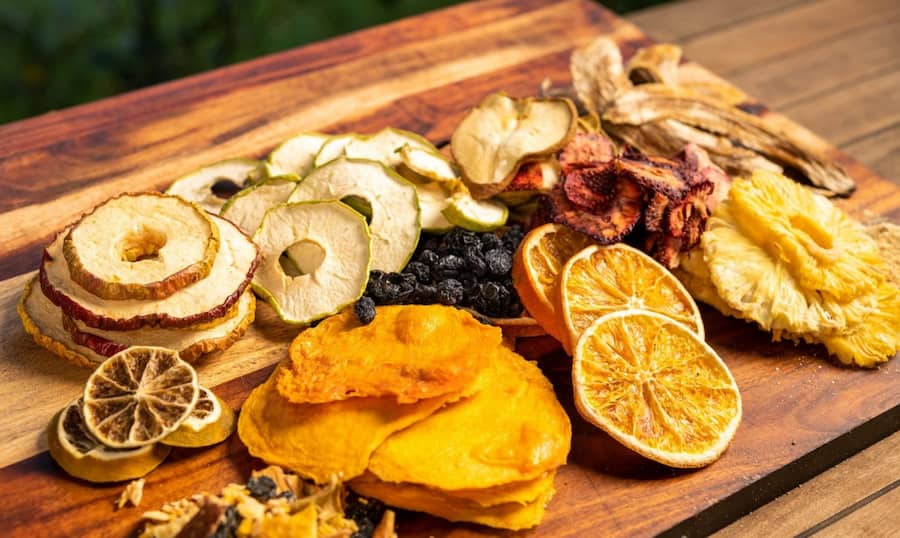 میوه خشک آفتابگردون؛ موز کیوی پرتقال انبه ویتامین C کاهش وزن