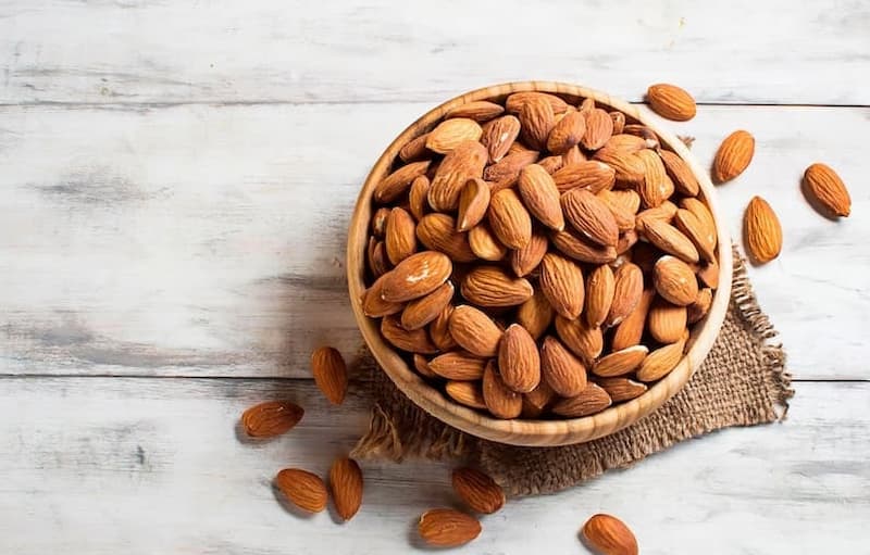 بادام برای بارداری (آجیل) پوست کاغذی سنگی حاوی Vitamin E