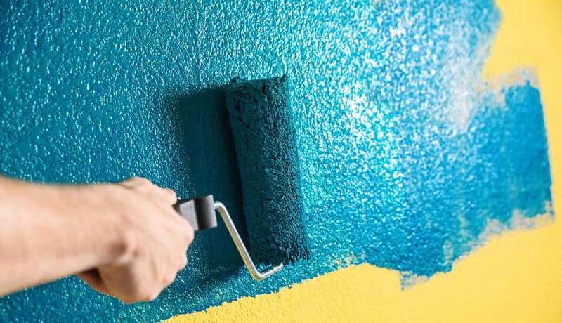 رنگ ساختمان طرح چرم؛ مقاوم ضد آب روغن پلاستیک Acrylic