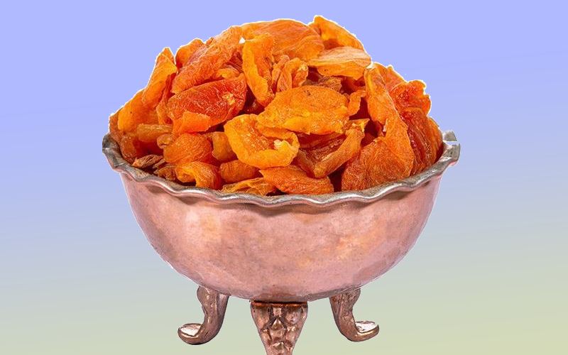 زردآلو خشک در بدنسازی (برگه) تامین انرژی کلسیم منیزیم zinc