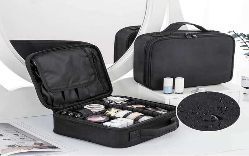 کیف آرایشی سنتی؛ چرمی پلاستیکی آستر سوزنی ضدآب