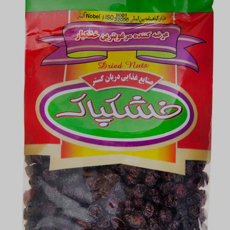 آلبالو خشک خشکپاک؛ استریلیزه حاوی کلسیم حجم (300 400 620) گرمی