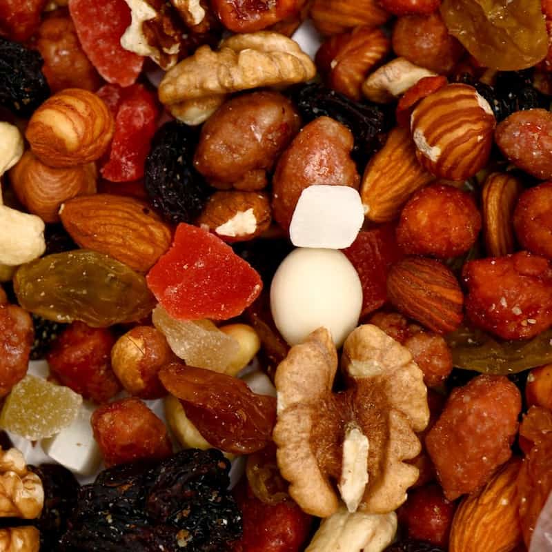 خشکبار تواضع اروپا؛ کشمش مغزیجات ترد تازه مناسب کودکان