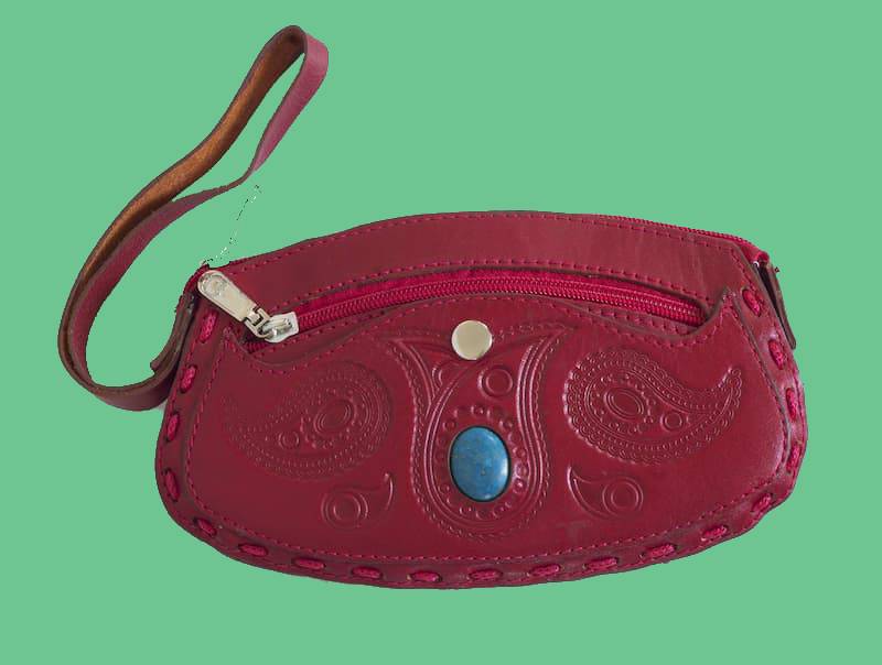 کیف آرایشی ویکتوریا سکرت اصل؛ چرم جادار بزرگ 2 رنگ مشکی red