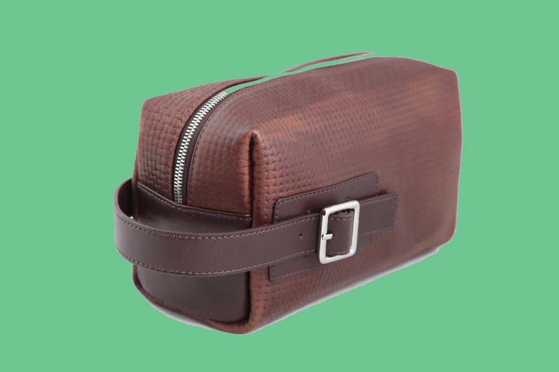 کیف کمری آرایشگری؛ چرم جادار 2 رنگ مشکی قرمز Bag