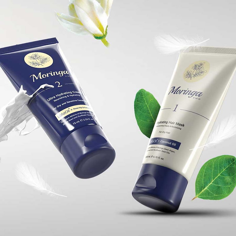 کرم مورینگا امو؛ کاسه ای تیوپی آبرسان پوست (خشک حساس) Moringa