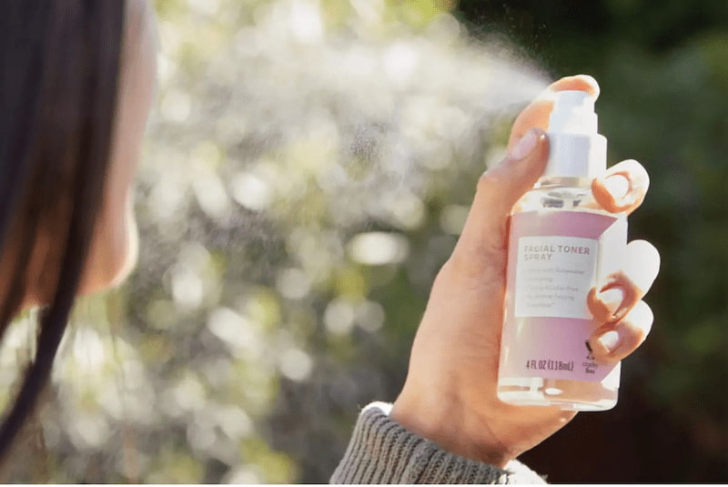 گلاب برای پوست خشک؛ گالن بطری (شیشه پلاستیک) تونر پوست ویتامین (E C)