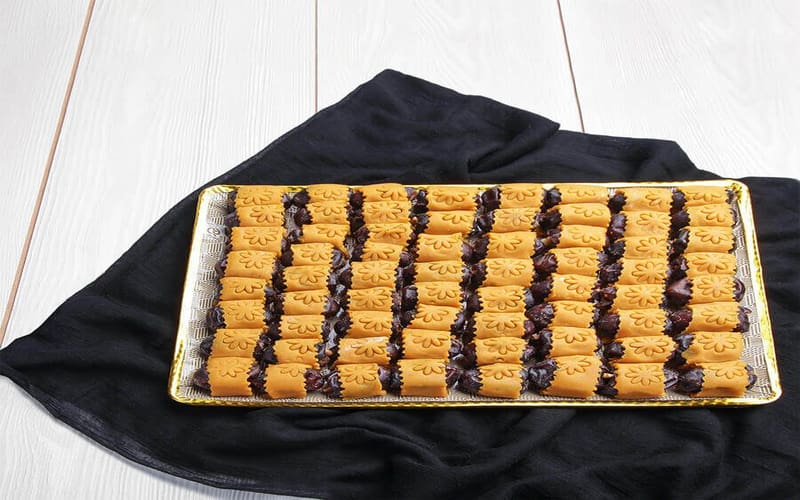 خرما رولتی با بیسکویت؛ مناسب صبحانه 1کیلوئی حاوی پروتئین پتاسیم