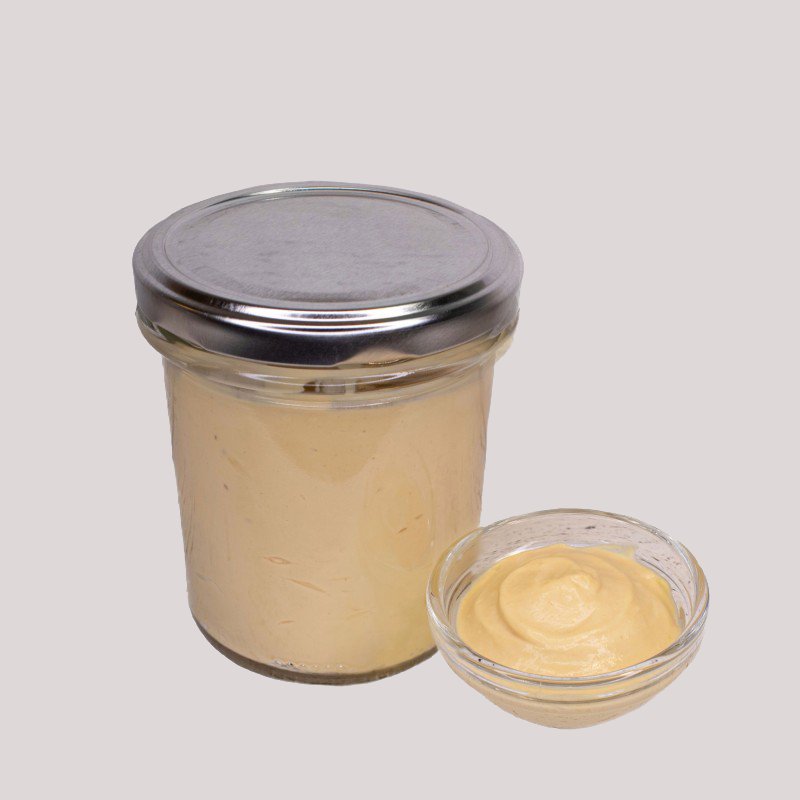 ارده اصل اردکان؛ بطری شیشه ای سفید کرم روشن Arde Asl