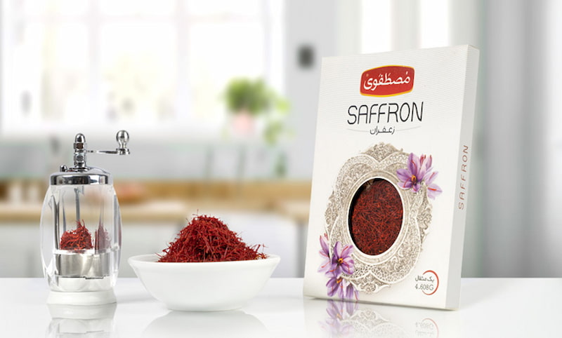 زعفران مصطفوی تبریز؛ خوش رنگ طبع گرم حاوی کلسیم ویتامین A C