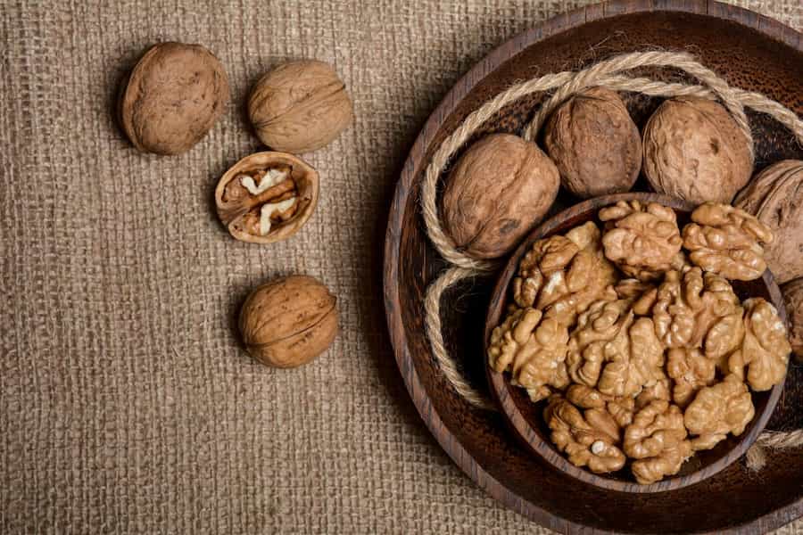 پوست گردو مو؛ ارگانیک سفید ( بزرگ و کوچک) طبیعی موی سر