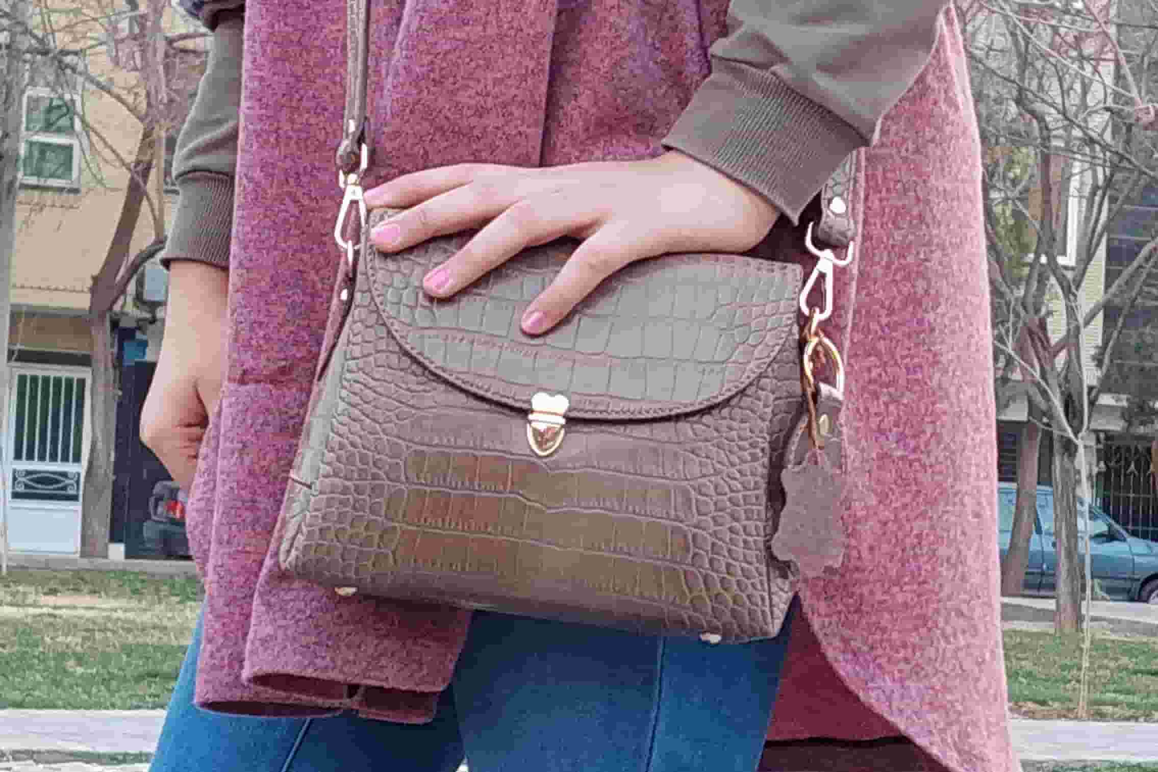 کیف آرایش wein؛ چرم طبیعی برزنتی کتان بادوام کیفیت بینظیر luxury