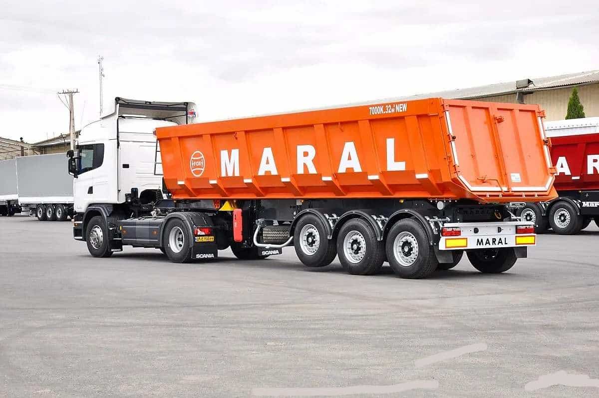 تریلی اسکانیا مارال؛ موتور دیزلی ترمز هوشمند 2 مدل (S R) سوئد