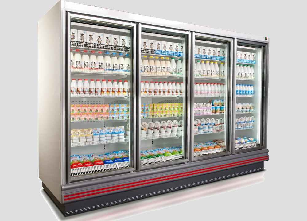 یخچال صنعتی قزوین؛ دارای گارانتی 3 مدل ایستاده ویترینی استیل صندوقی