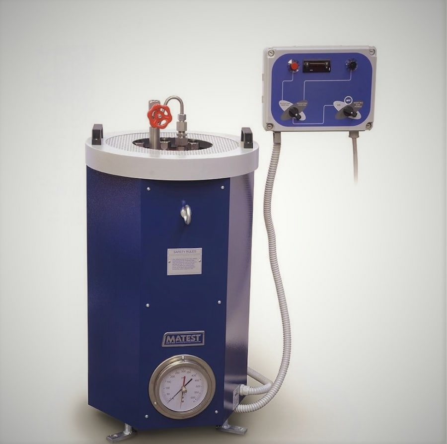 دستگاه اتوکلاو سیمان؛ شیر استیل کنترل خودکار مقاومت بالا Autoclave