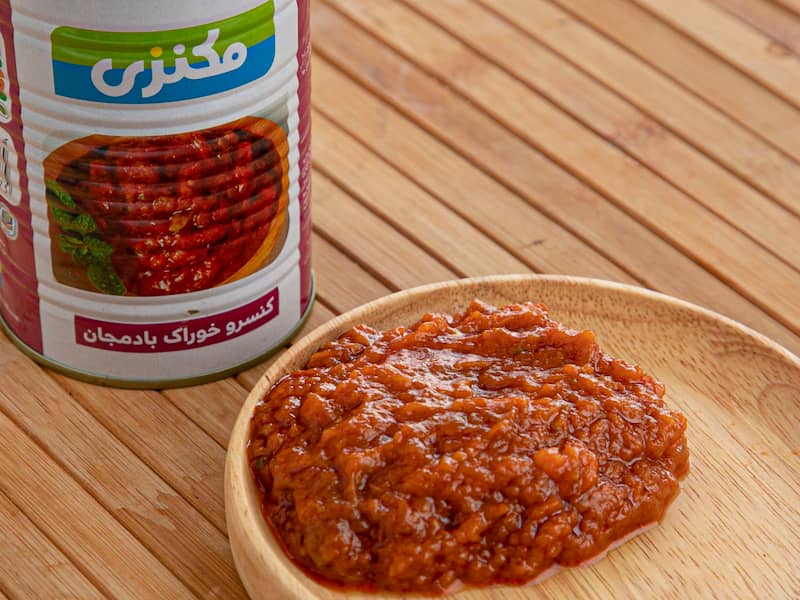 کنسرو بادمجان مکنزی؛ سالم درجه یک حاوی آهن ویتامین Mackenzie