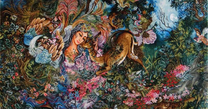 تابلو فرش چهره؛ بافت متراکم کیفیت بالا ابعاد (10*10 150*100)