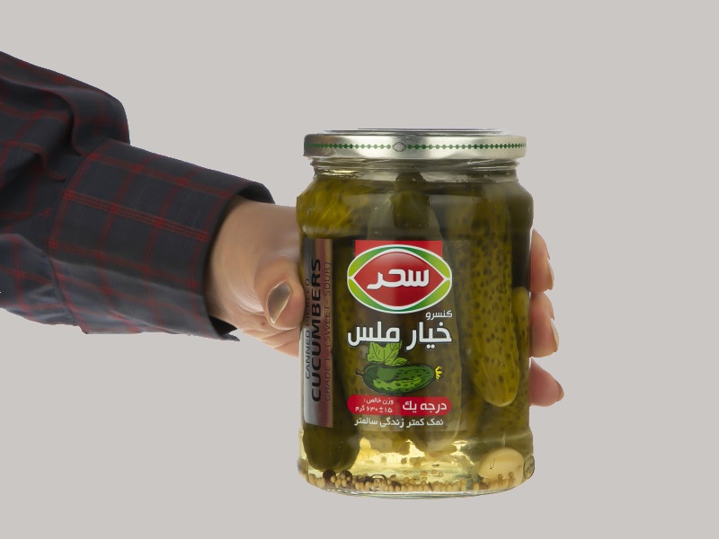 خیارشور خاردار سحر؛ خانگی صنعتی حاوی فیبر Antioxidants وزن 680 500 گرم