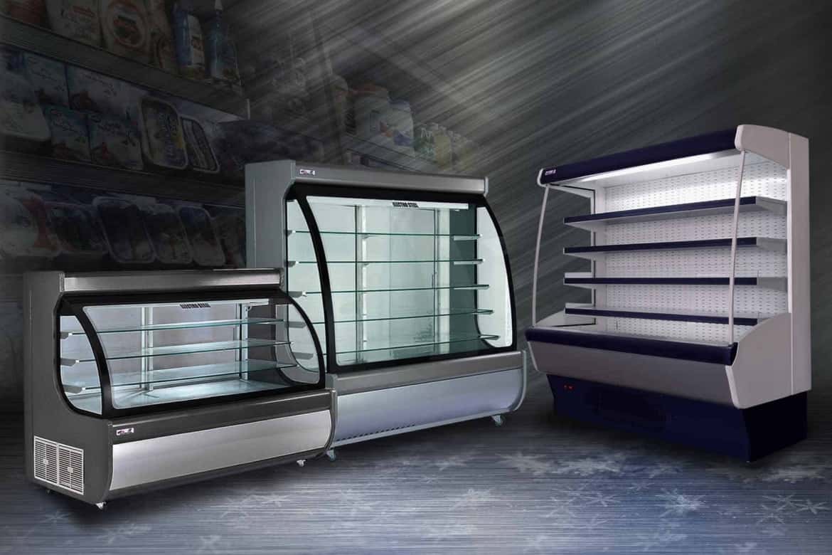 فریزر صنعتی زیمان؛ ایستاده ویترینی ضد ضربه عایق گرما مقاوم زیبا