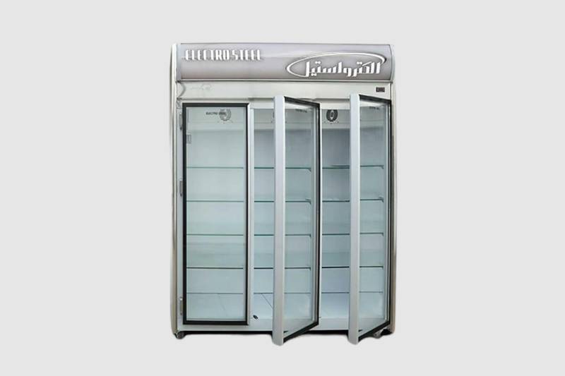 یخچال صنعتی الکترواستیل؛ گالوانیزه (1 2 4) درب مناسب سوپرمارکت فروشگاه