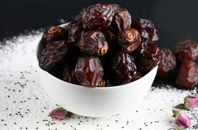 خرمای گنتار؛ کروی چروکیده حاوی پتاسیم فسفر magnesium