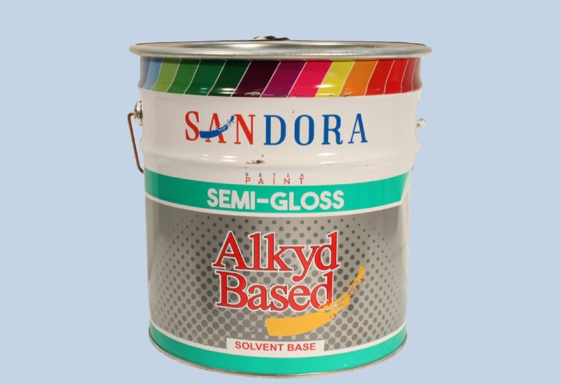 رنگ ساختمانی ساندورا؛ براق مات غلظت بالا مناسب نمای ساختمان