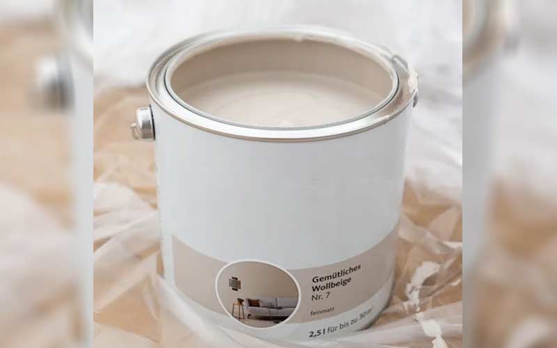 رنگ ساختمان بژ؛ پلاستیکی روغنی اکریلیک 2 نوع مات براق