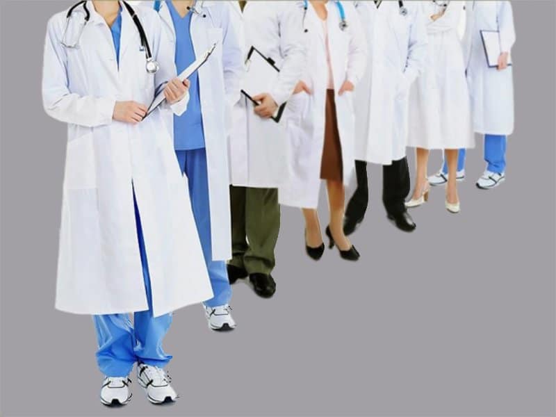 لباس بیمارستانی بیرون بر؛ تترون ترگال (قابل شستشو) فری سایز