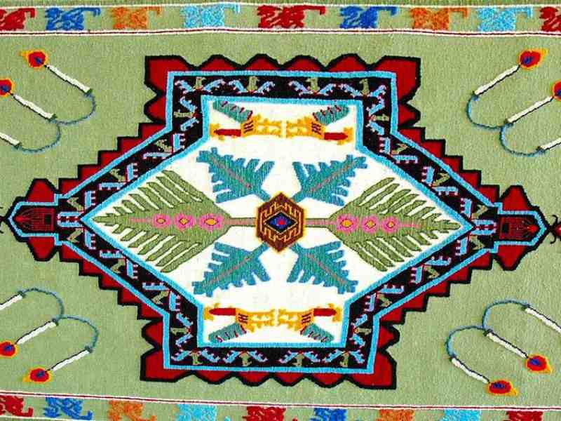 گلیم طرح مراکشی؛ قدیمی مدرن سبک مستحکم 700 شانه Morocco