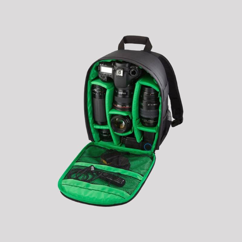 کیف دوربین کوله پشتی؛ پوزه ای تک بند شانه ای جنس جیر Leather