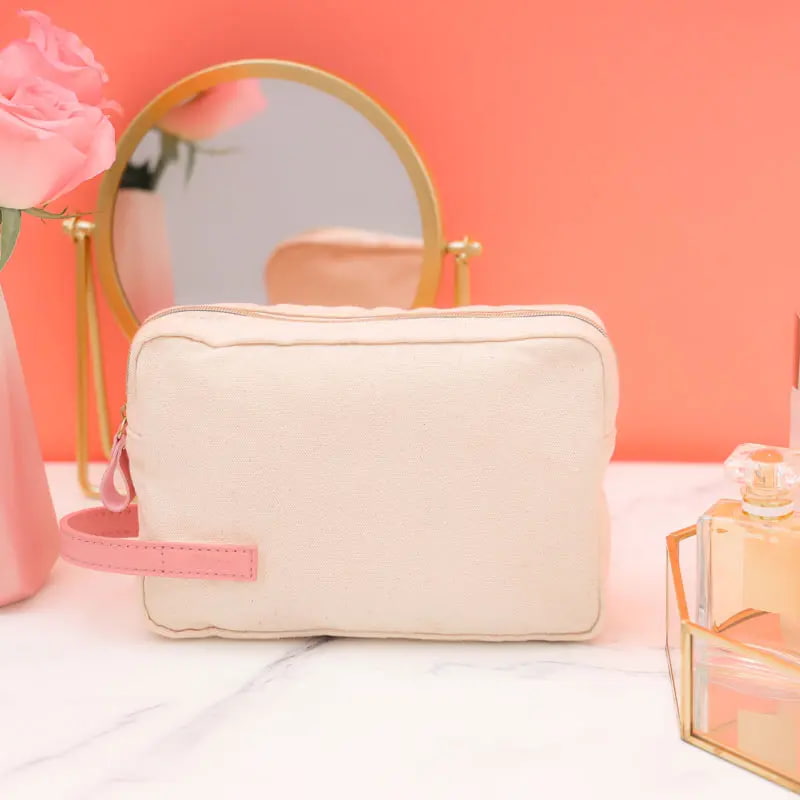 کیف آرایشی چرم دست دوز؛ قهوه ای عسلی صنعتی 2 نوع مردانه زنانه