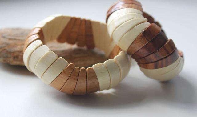اکسسوری چوبی دخترانه (زیورآلات) فانتزی ضد آب accessory