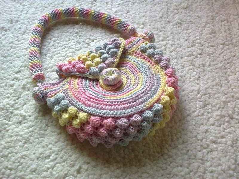 کیف مکرومه بافی دخترانه (اکسسوری) تابستانی محکم قابل شستشو