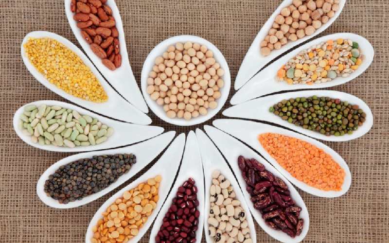 حبوبات فله ای عمده؛ فیبر گیاهی غذا آبگوشت آش خورشت ویتامین B