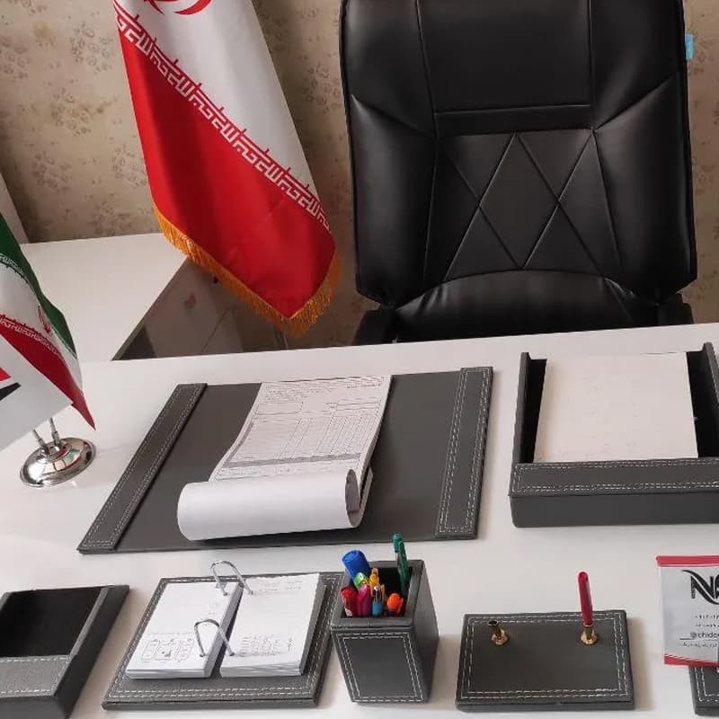 ست رومیزی اداری خارجی؛ چوبی پلاستیکی چرمی مقاومت بالا