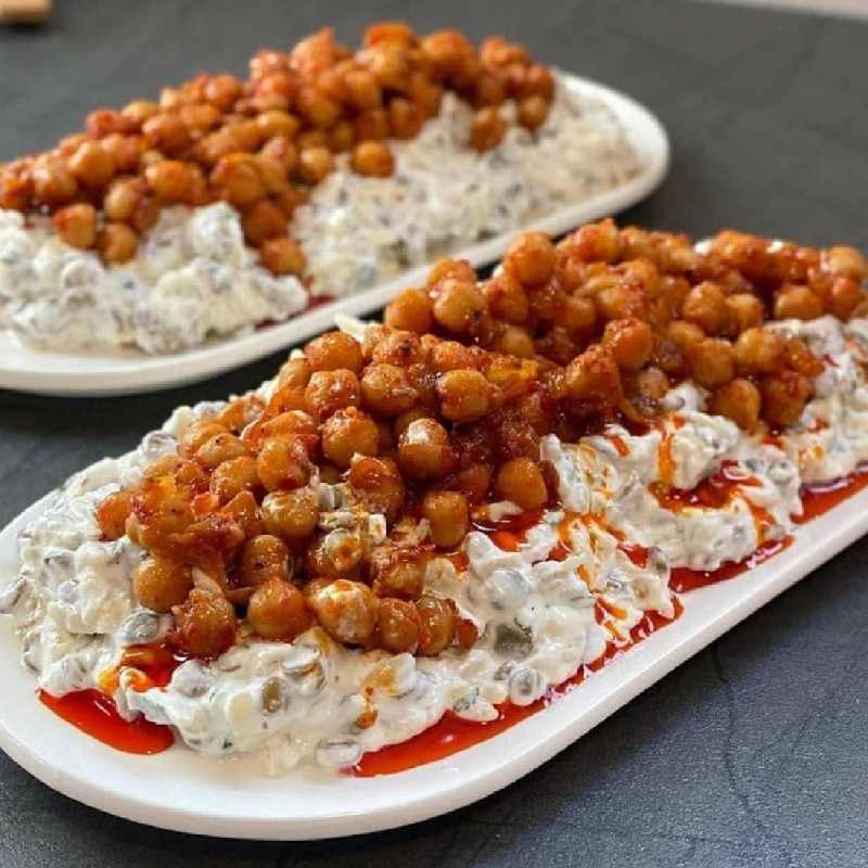 نخود عربی (حمصه) گرم اصالت خاورمیانه حاوی پروتئین کلسیم آهن