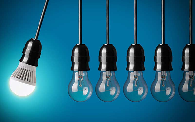 لامپ روشنایی مشهد؛ معمولی کم مصرف (بازده نوری بالا) Fluorescent lamp