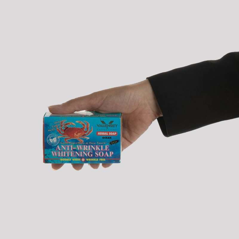 صابون خرچنگ اصل؛ درمان آکنه رفع چروک پاکسازی پوست دارای Glycerin