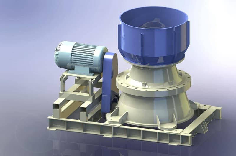 دستگاه سنگ شکن سانتریفیوژ؛ خردکن ماسه ساز (تنگستن) خروجی 400 تن